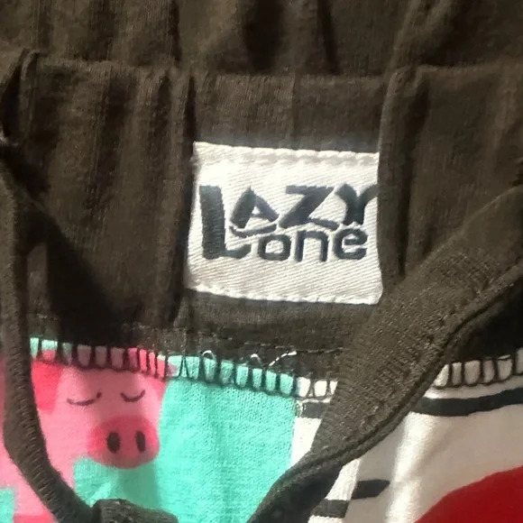 Lazy One Barnyard Pajama Bottoms - Aqua - Picture 4 of 6